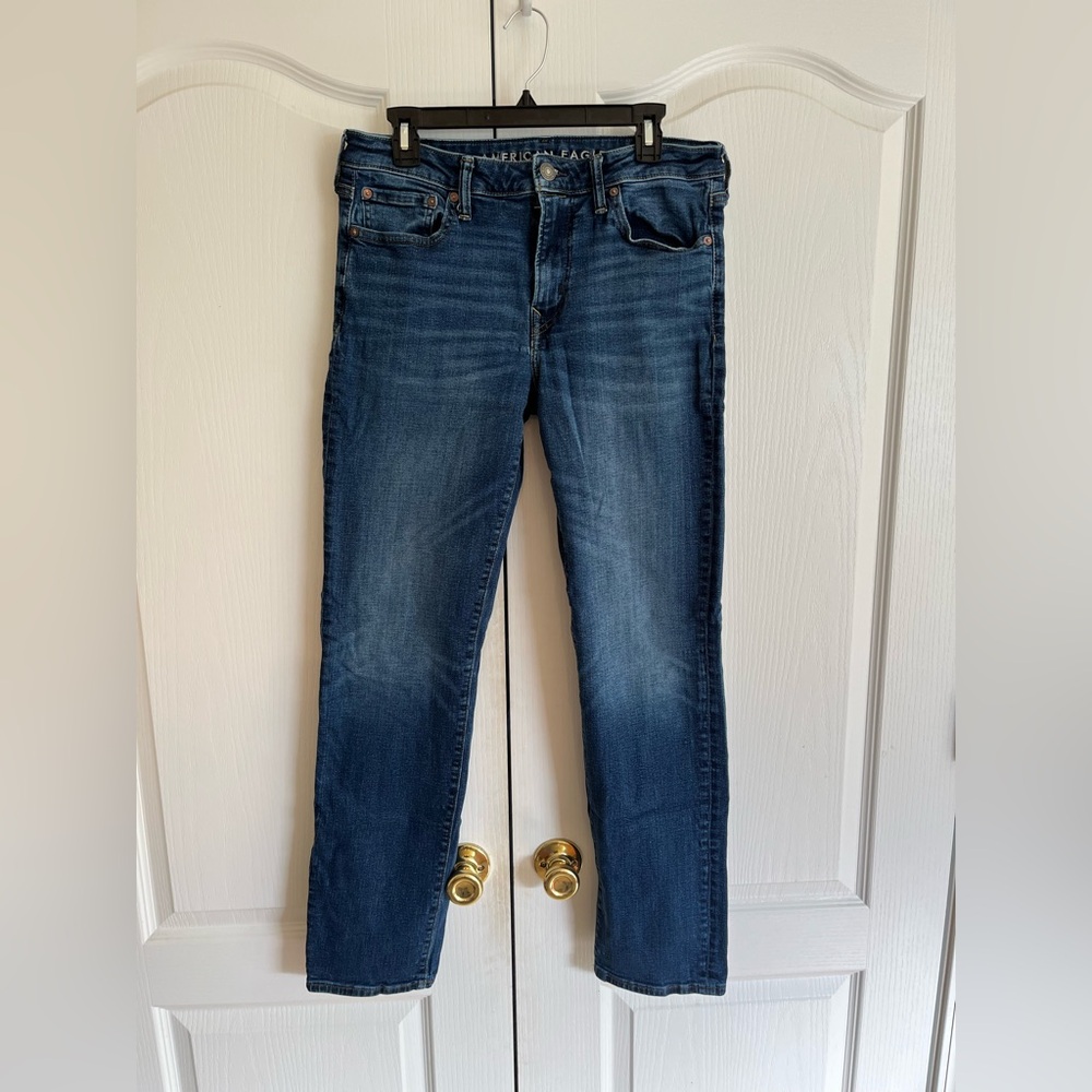 American Eagle Outfitters Men’s Airflex+ Original Straight Jeans